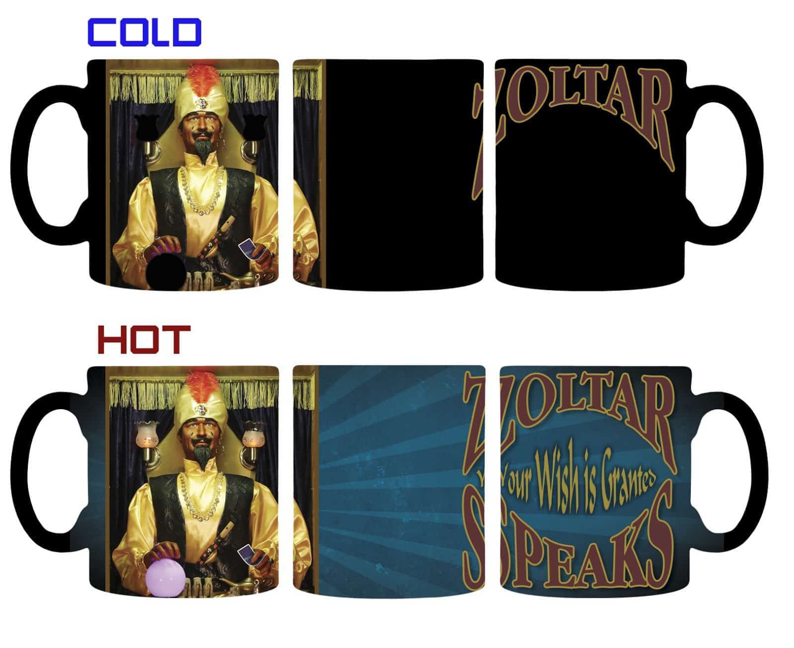 Surreal Entertainment Creates Good Fortune With Zoltar® Heat Change Coffee Mug