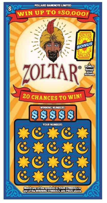 Pollard Banknote Introduces Zoltar® Lottery Ticket